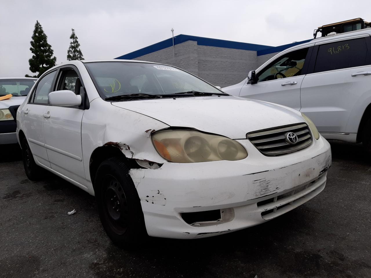 TOYOTA COROLLA CE 2003 with VIN JTDBR32E530021763 - Photo from auction