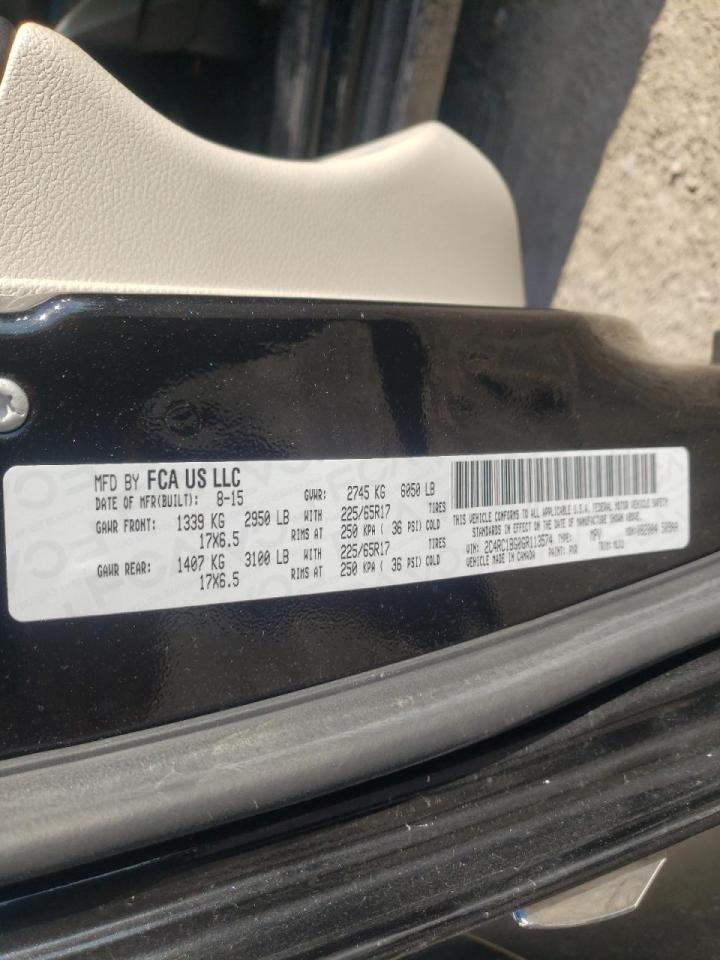 Photo 10 from auction – 2016 CHRYSLER TOWN & COU with VIN 2C4RC1BG0GR113574