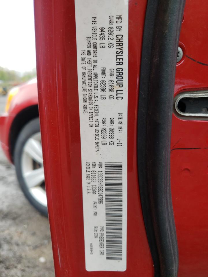 Photo 10 from auction – 2011 DODGE CALIBER MA with VIN 1B3CB3HA3BD147996