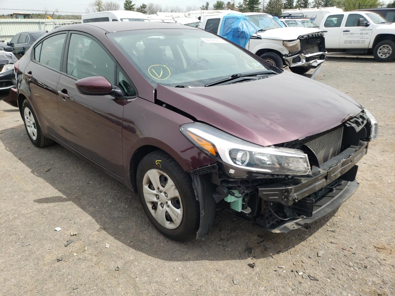 KIA FORTE LX 2017 with VIN 3KPFK4A75HE159123 - Photo from auction