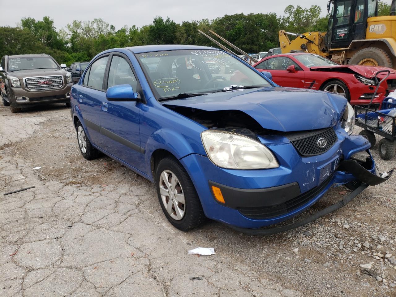 KIA RIO BASE 2008 with VIN KNADE123186375000 - Photo from auction
