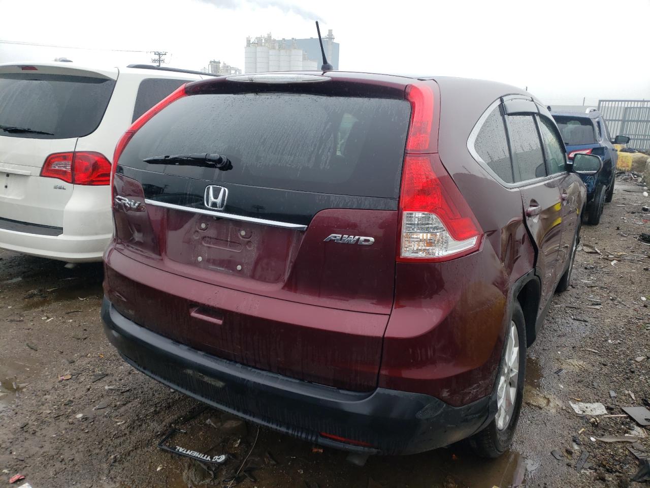 Photo 4 from auction – 2013 HONDA CR-V EX with VIN 5J6RM4H53DL053065