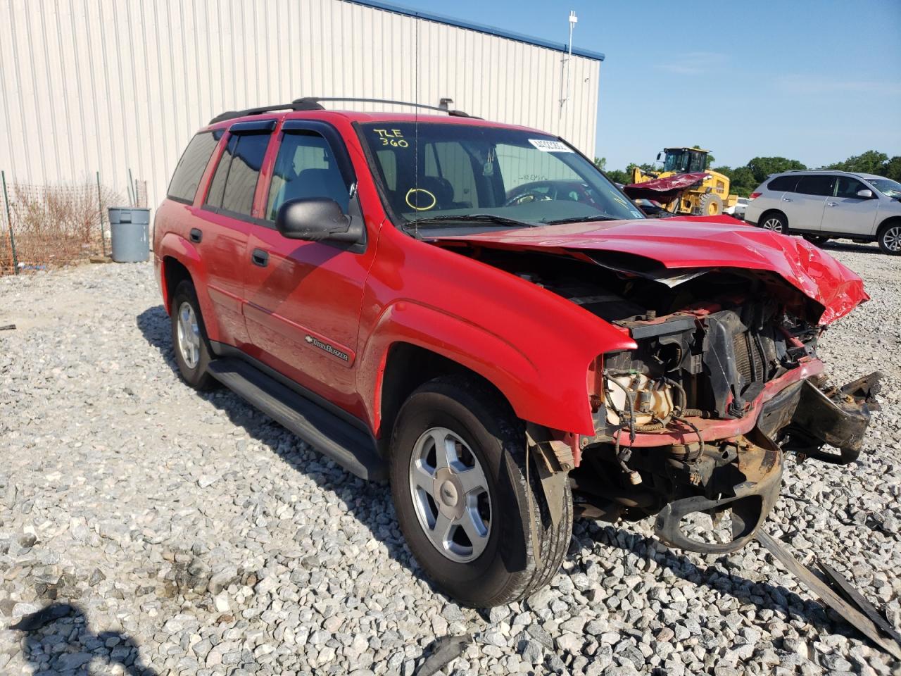 CHEVROLET TRAILBLAZE 2002 with VIN 1GNDS13S522424402 - Photo from auction