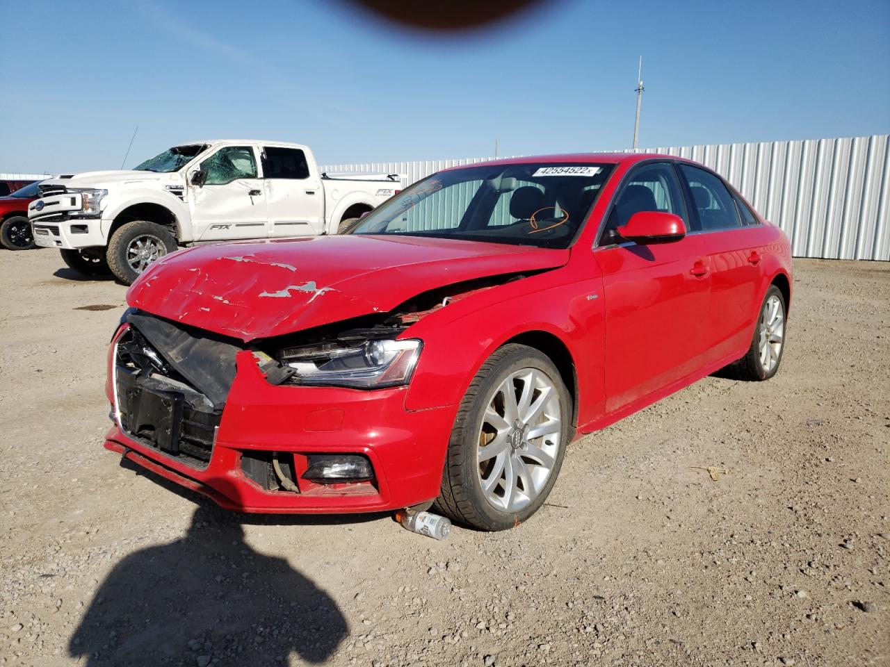 Photo 2 from auction – 2014 AUDI A4 PREMIUM with VIN WAUDFAFL8EN000388