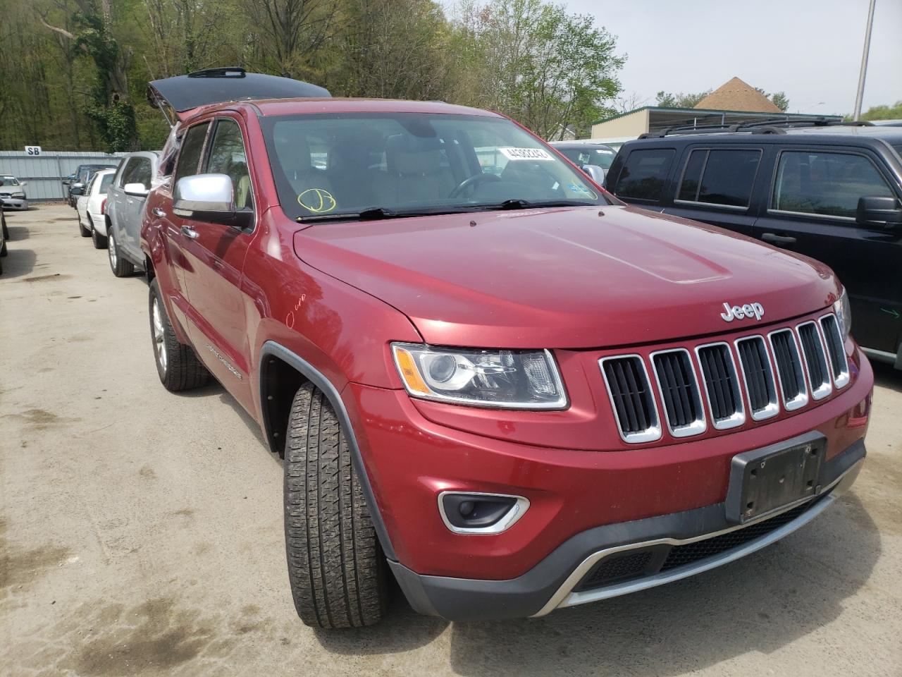 JEEP GRAND CHER 2014 with VIN 1C4RJFBG0EC101322 - Photo from auction