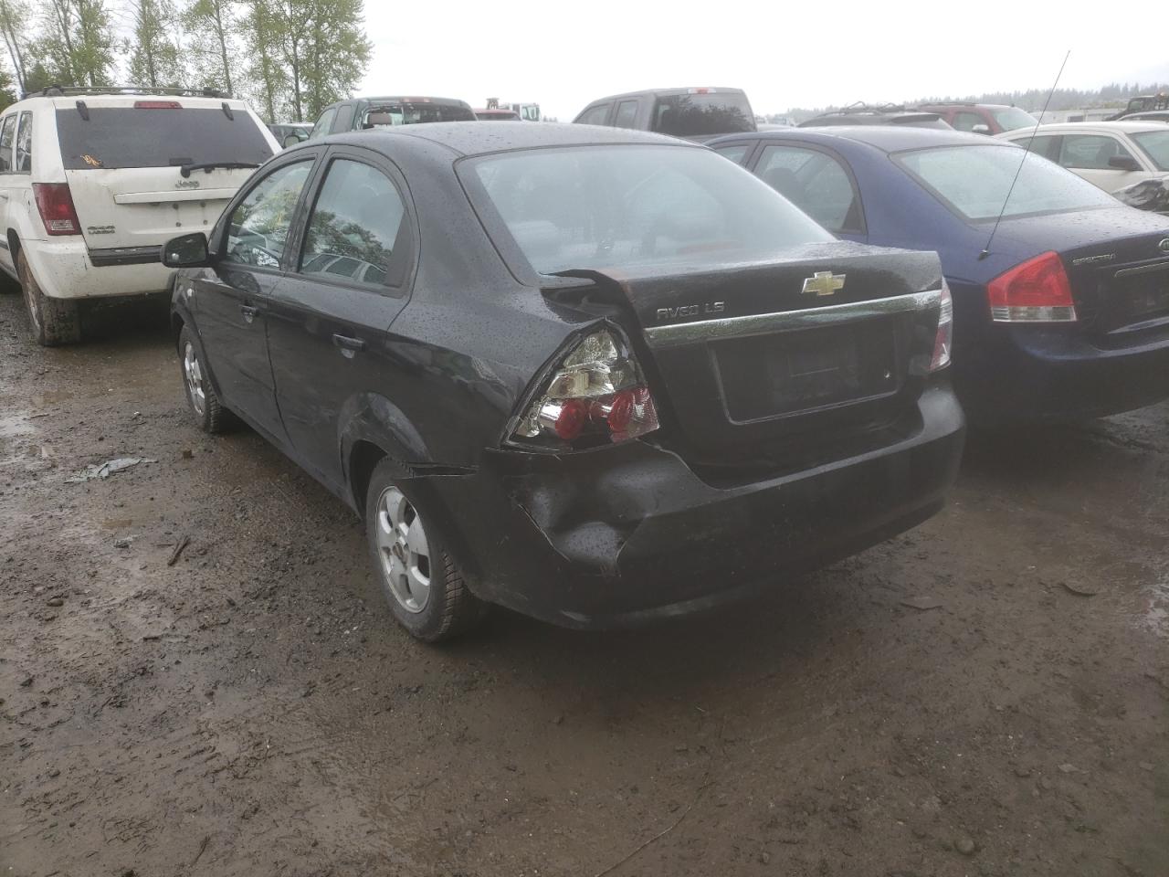 Photo 3 from auction – 2007 CHEVROLET AVEO BASE with VIN KL1TD56607B139805