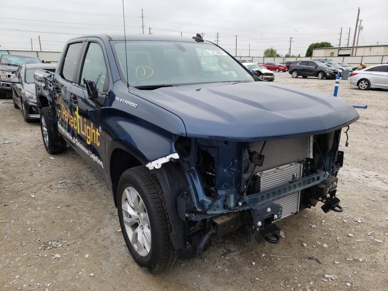 CHEVROLET SILVERADO 2021 with VIN 3GCPWBEK6MG350799 - Photo from auction