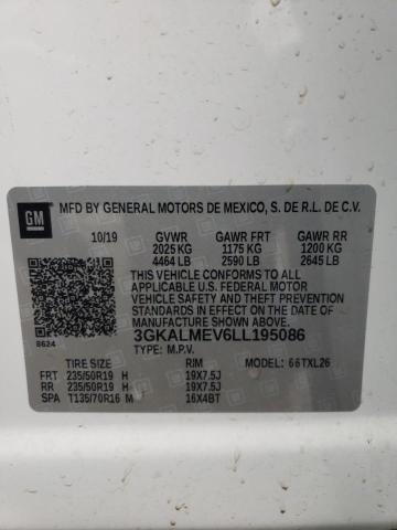 Photo 10 from auction – 2020 GMC TERRAIN SL with VIN 3GKALMEV6LL195086