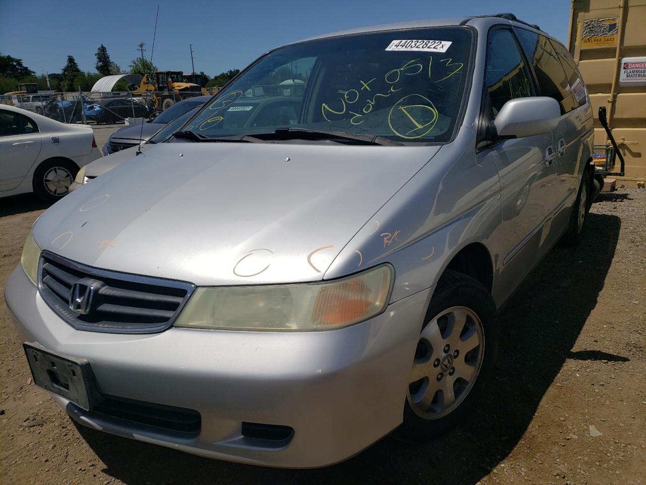 Photo 2 from auction – 2004 HONDA ODYSSEY EX with VIN 5FNRL18094B001423