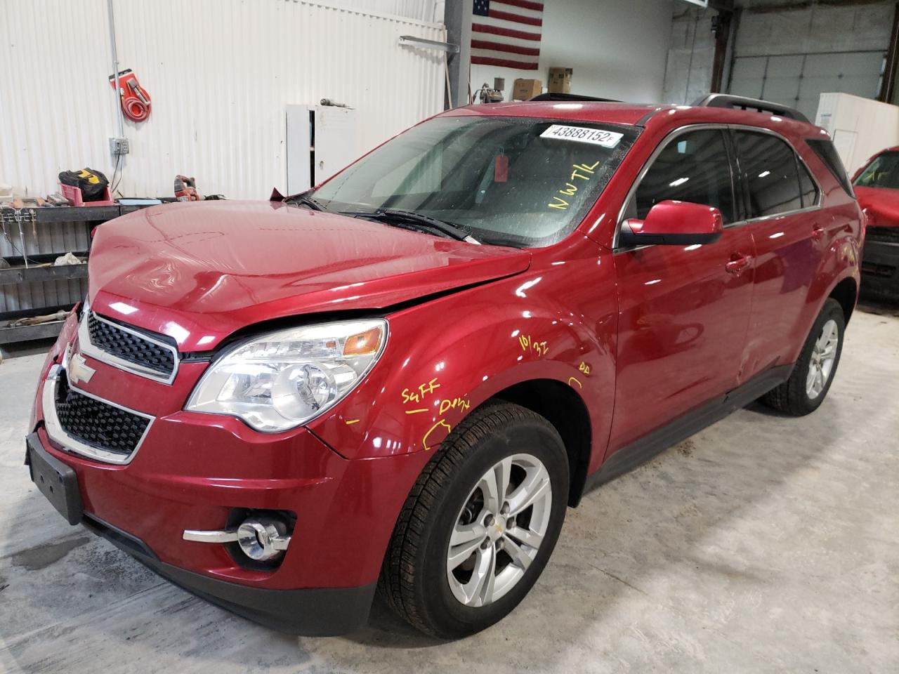 Photo 2 from auction – 2014 CHEVROLET EQUINOX LT with VIN 1GNFLGEK6EZ114308