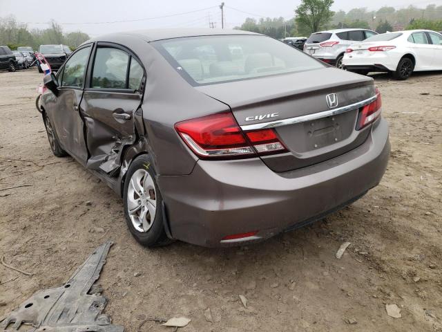 Photo 3 from auction – 2013 HONDA CIVIC LX with VIN 2HGFB2F55DH537601