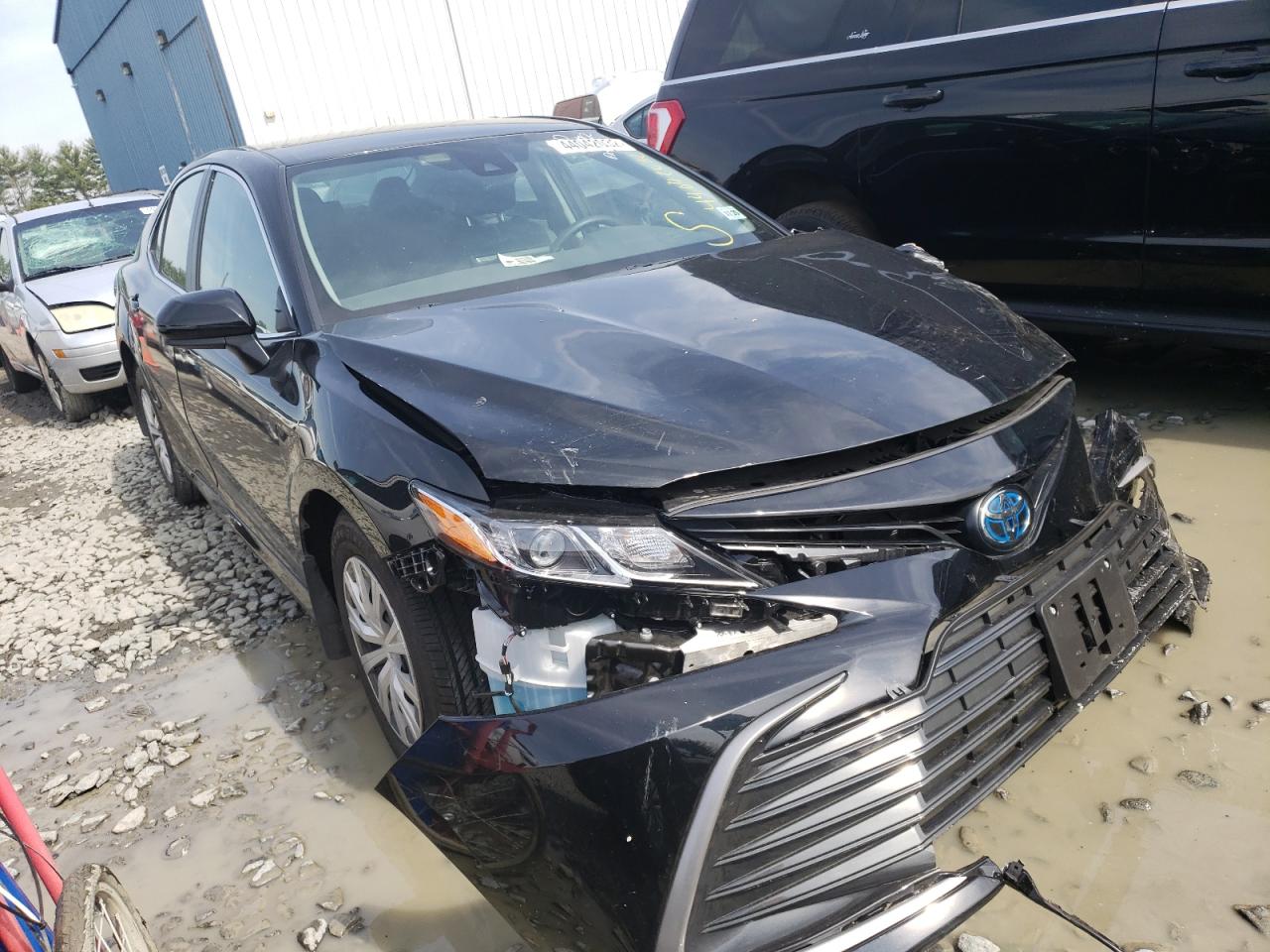 TOYOTA CAMRY SE 2022 with VIN 4T1C31AK8NU578644 - Photo from auction