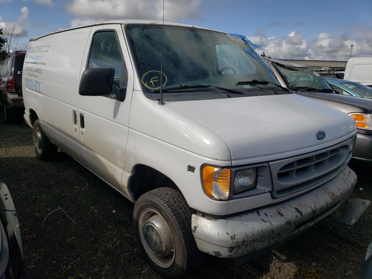 FORD ECONOLINE 2002 with VIN 1FTNE24LX2HA74666 - Photo from auction