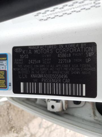 Photo 10 from auction – 2013 KIA OPTIMA HYB with VIN KNAGM4AD0D5058496