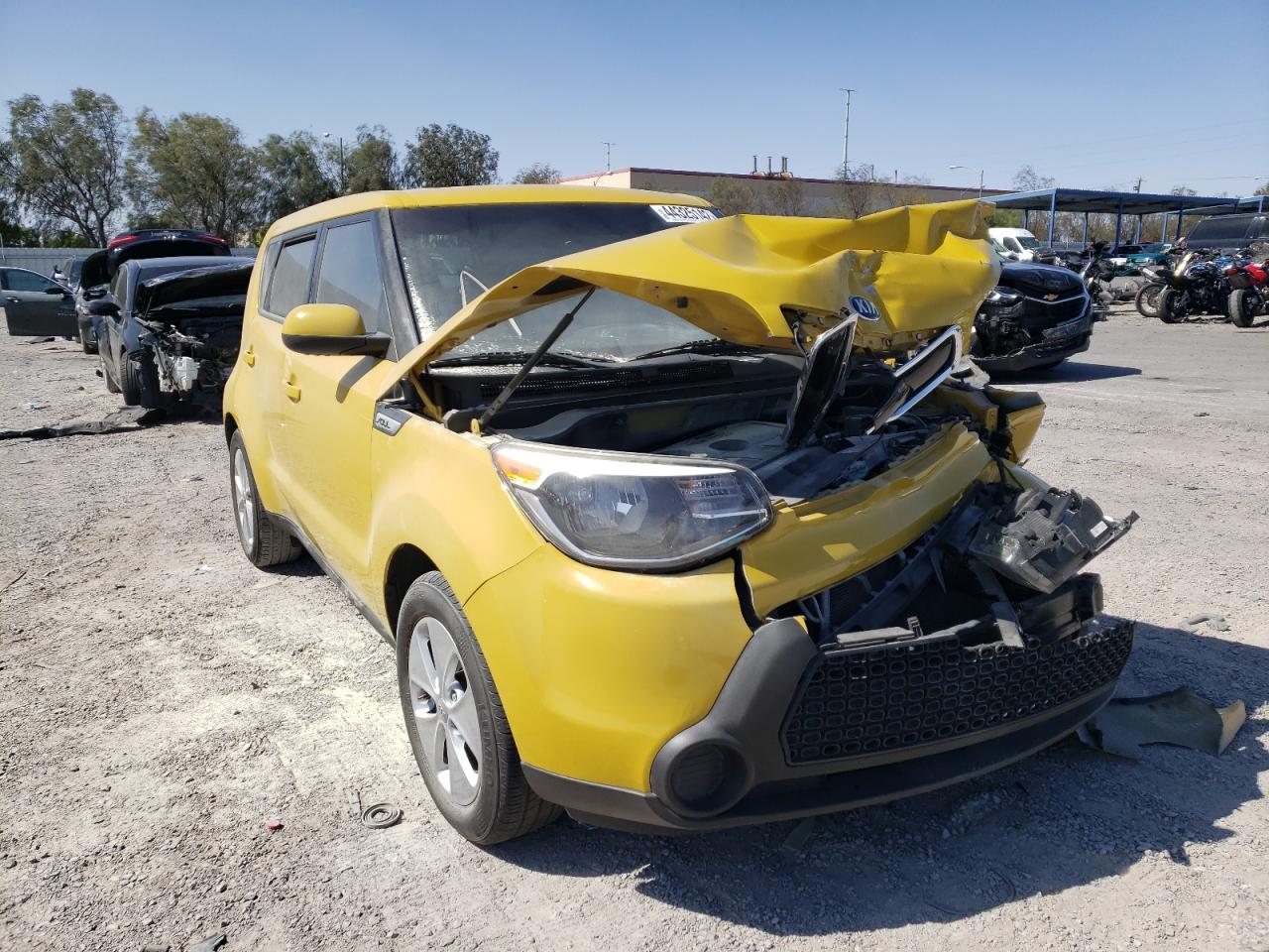 KIA SOUL + 2015 with VIN KNDJP3A59F7142021 - Photo from auction
