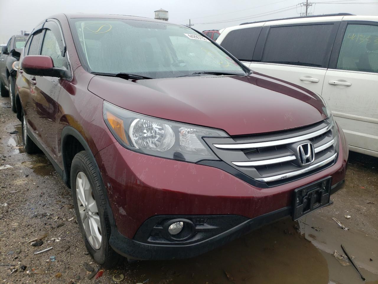 HONDA CR-V EX 2013 with VIN 5J6RM4H53DL053065 - Photo from auction