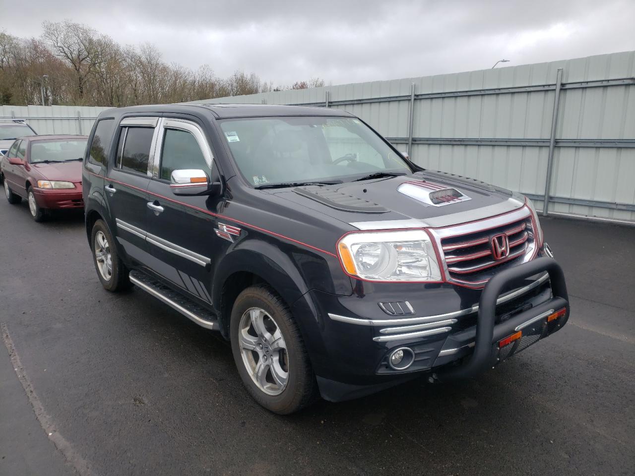 HONDA PILOT EXL 2013 with VIN 5FNYF4H57DB031455 - Photo from auction
