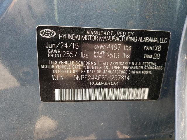Photo 10 from auction – 2015 HYUNDAI SONATA SE with VIN 5NPE24AF2FH257814