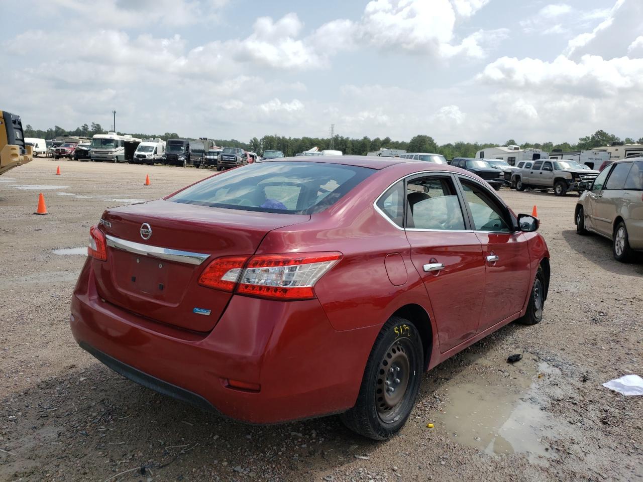 Photo 4 from auction – 2013 NISSAN SENTRA S with VIN 3N1AB7AP1DL693028