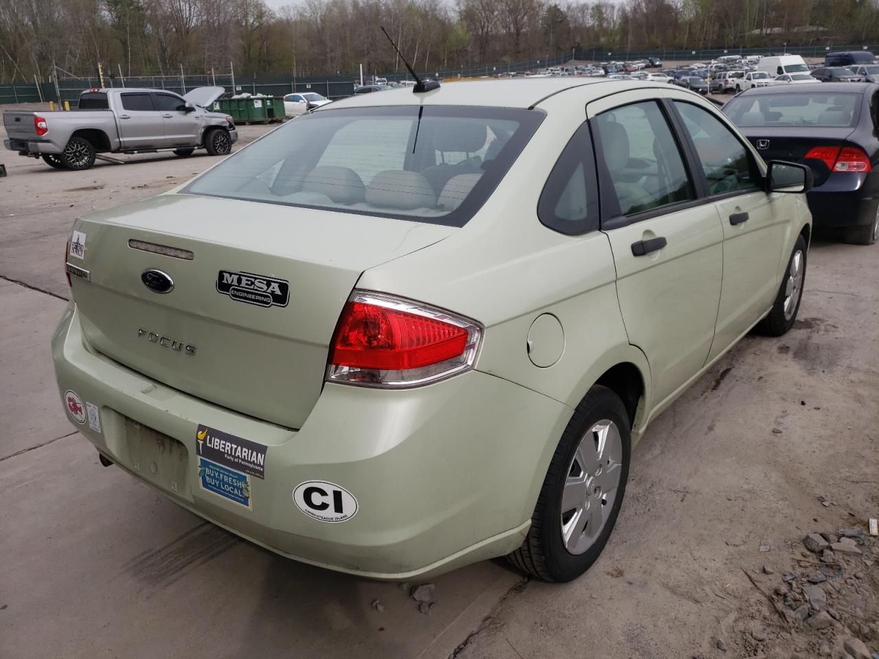 Photo 4 from auction – 2011 FORD FOCUS S with VIN 1FAHP3EN8BW100504