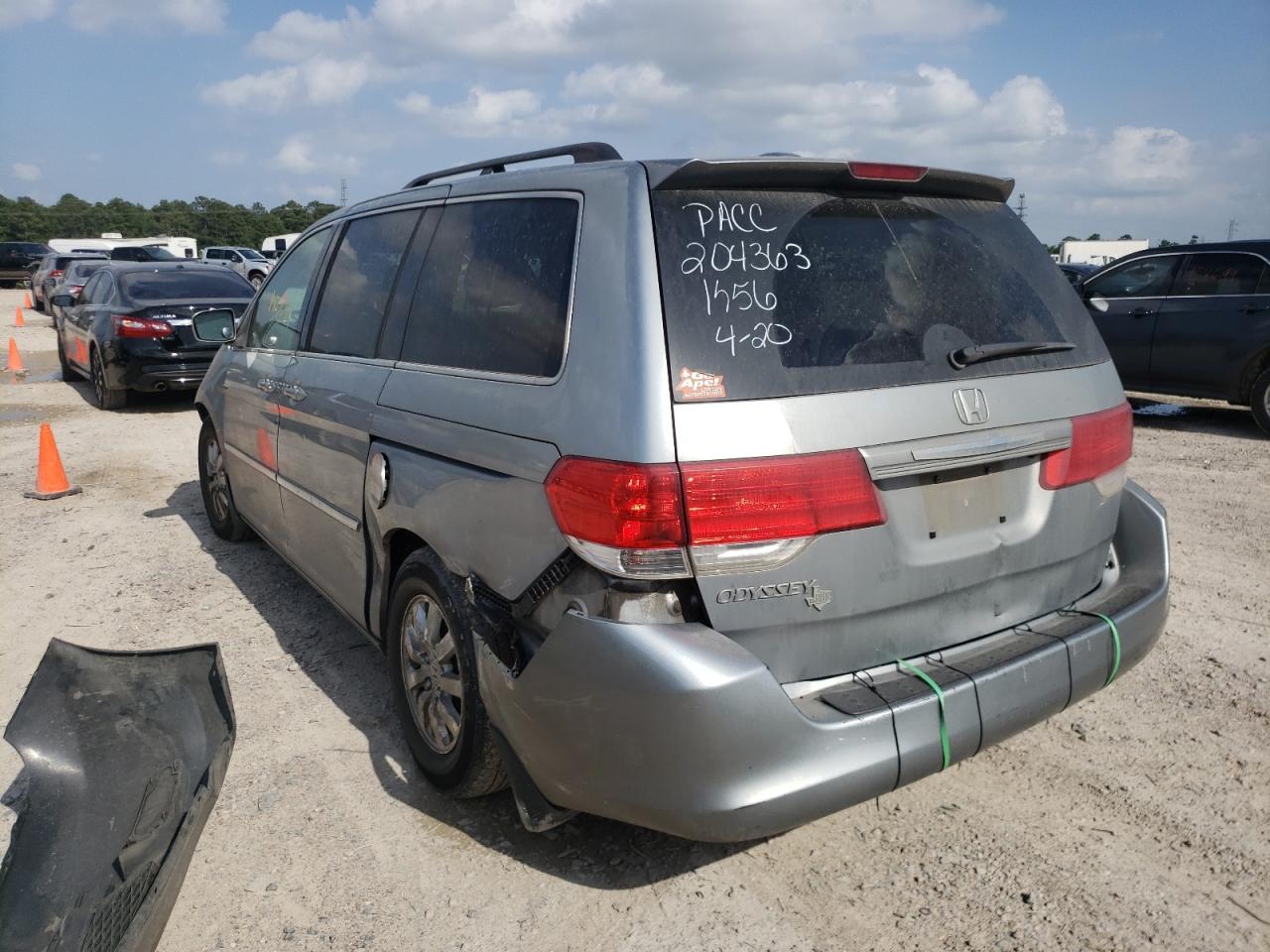 Photo 3 from auction – 2009 HONDA ODYSSEY EX with VIN 5FNRL38729B055307
