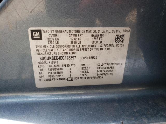 Photo 10 from auction – 2014 CHEVROLET SILVERADO with VIN 3GCUKSEC4EG128397