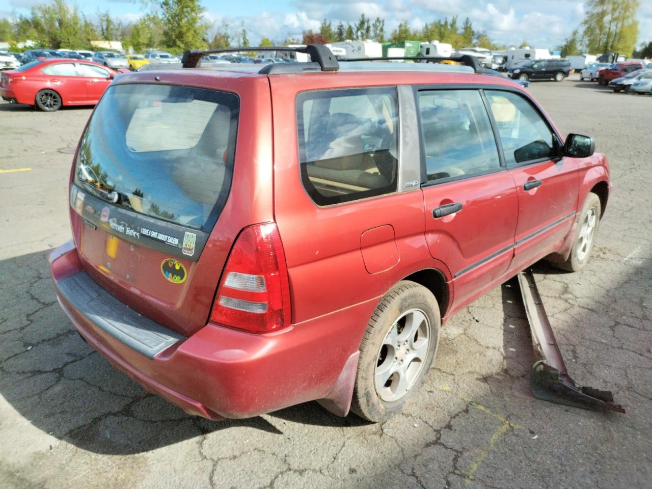 Photo 4 from auction – 2003 SUBARU FORESTER with VIN JF1SG65693G713615