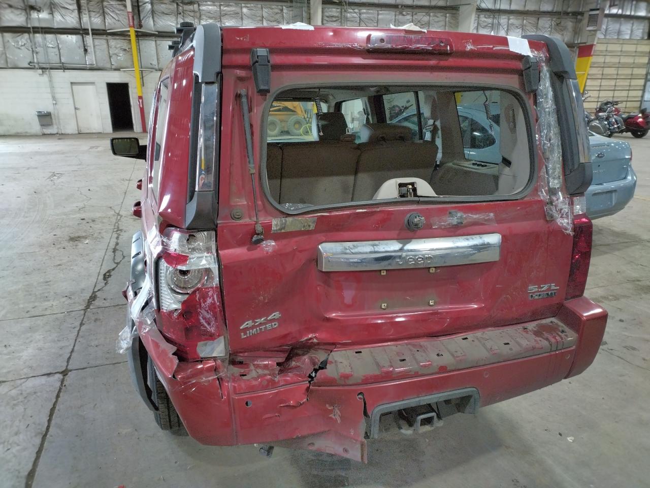 Photo 9 from auction – 2006 JEEP COMMANDER with VIN 1J8HG58216C167193