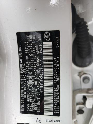 Photo 10 from auction – 2014 TOYOTA CAMRY L with VIN 4T1BF1FK0EU393161