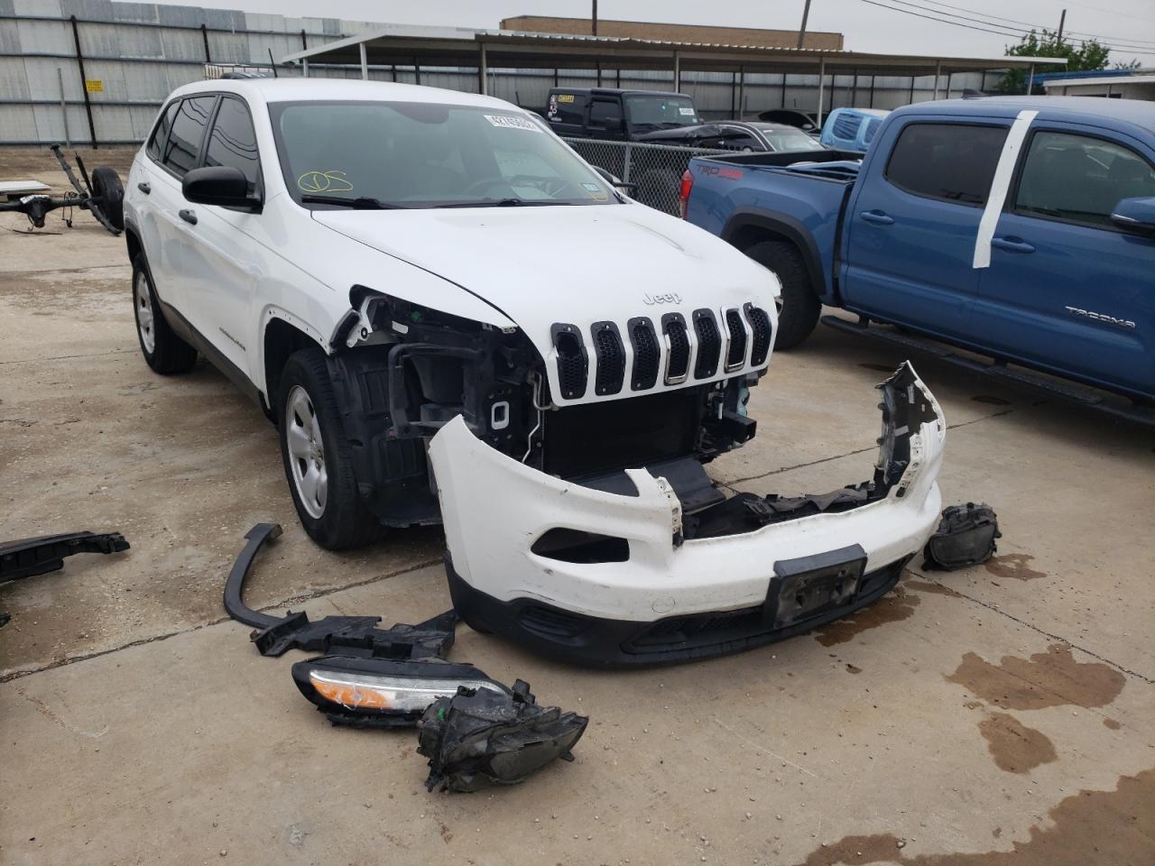 JEEP CHEROKEE S 2014 with VIN 1C4PJMAB2EW259872 - Photo from auction