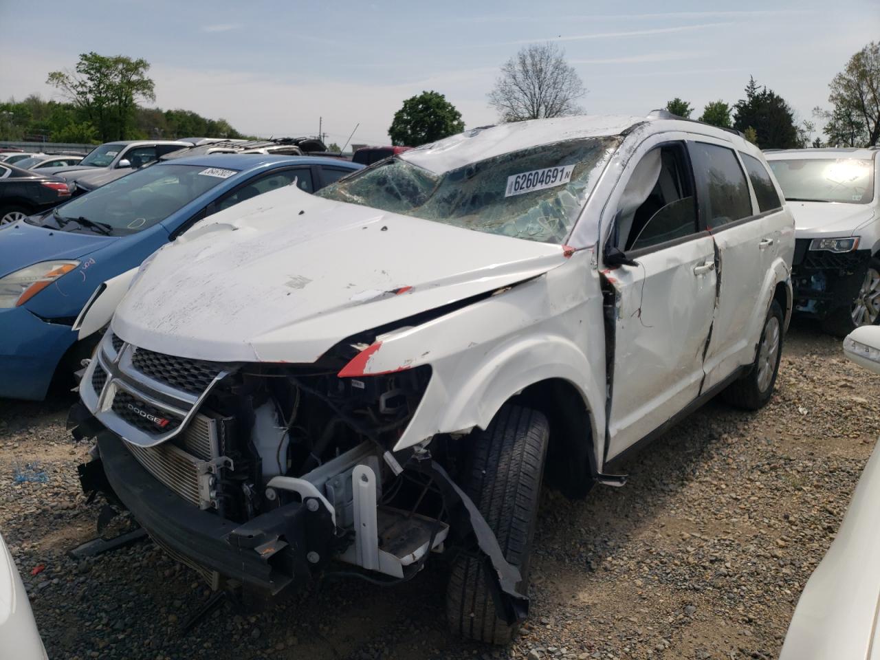 Photo 2 from auction – 2019 DODGE JOURNEY SE with VIN 3C4PDCAB2KT862548