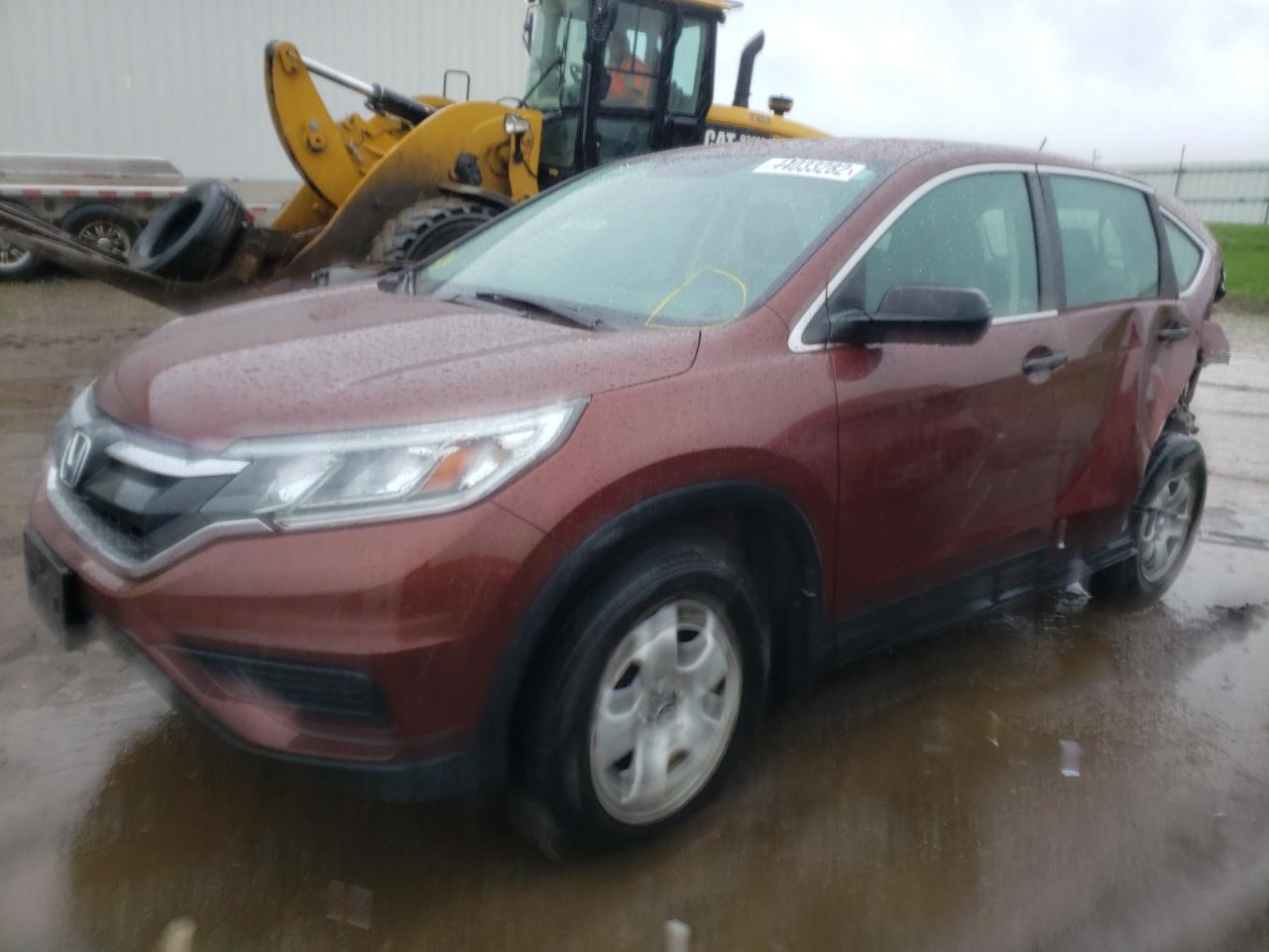 Photo 2 from auction – 2015 HONDA CR-V LX with VIN 5J6RM4H35FL122940