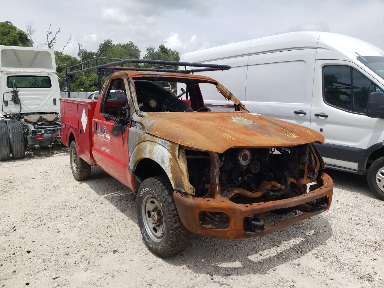 FORD F250 SUPER 2016 with VIN 1FDBF2B69GEB16181 - Photo from auction