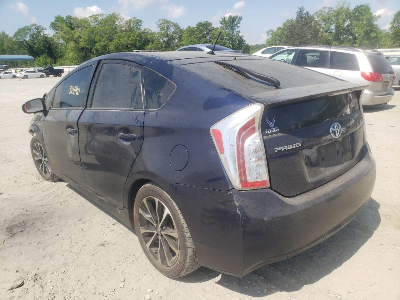 Photo 3 from auction – 2015 TOYOTA PRIUS with VIN JTDKN3DU4F1997662