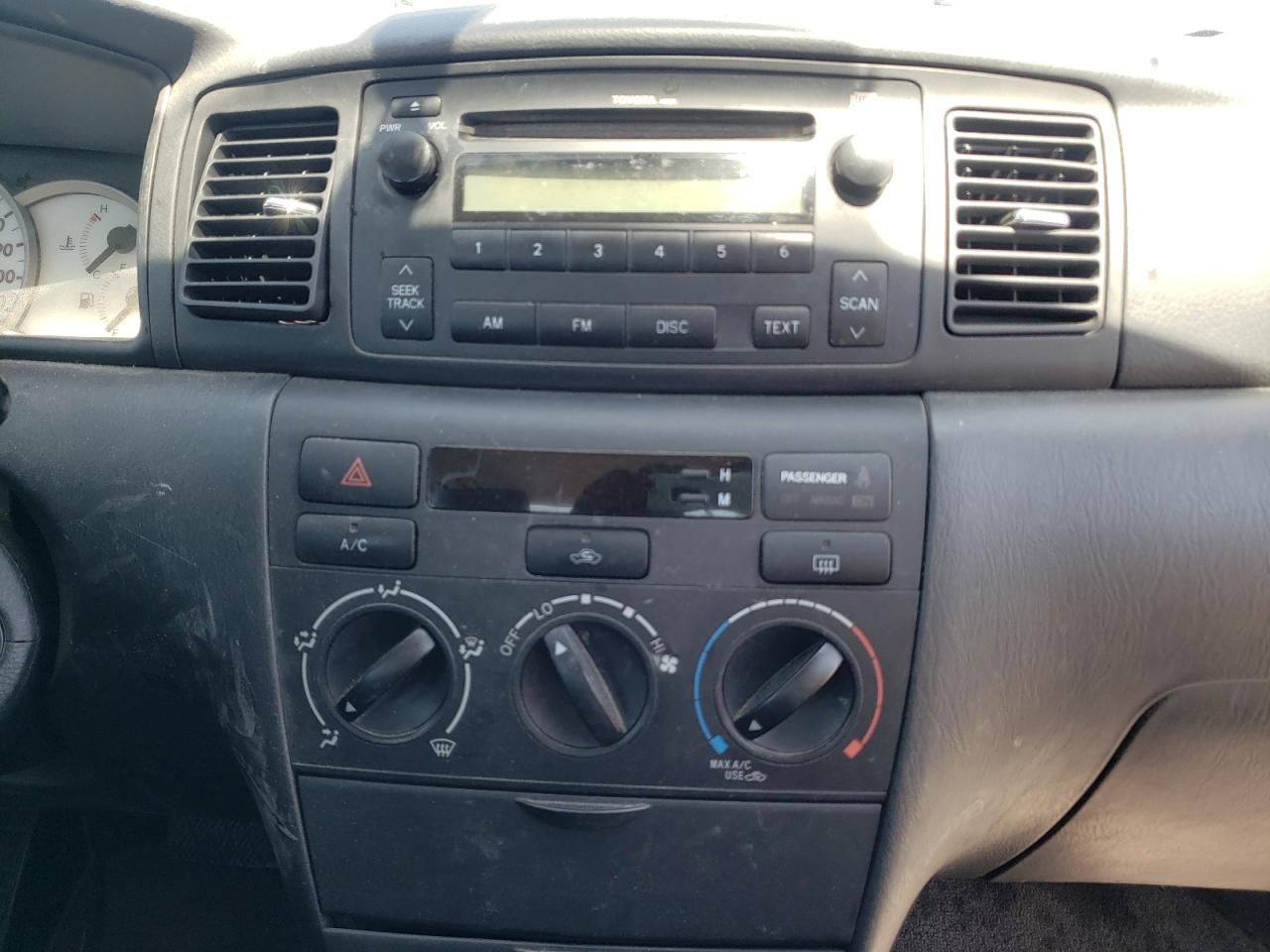 Photo 9 from auction – 2008 TOYOTA COROLLA CE with VIN 2T1BR32E28C885943