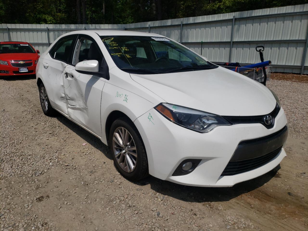 TOYOTA COROLLA L 2015 with VIN 2T1BURHEXFC389813 - Photo from auction
