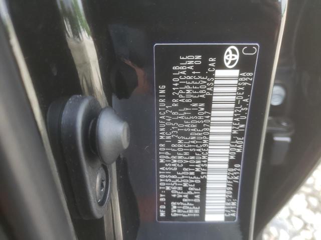 Photo 10 from auction – 2021 TOYOTA COROLLA SE with VIN 5YFS4MCE9MP087047