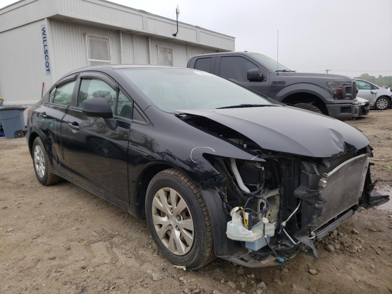 HONDA CIVIC LX 2012 with VIN 19XFB2F56CE380783 - Photo from auction