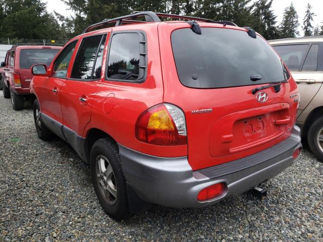 Photo 3 from auction – 2003 HYUNDAI SANTA FE G with VIN KM8SC73E53U490962