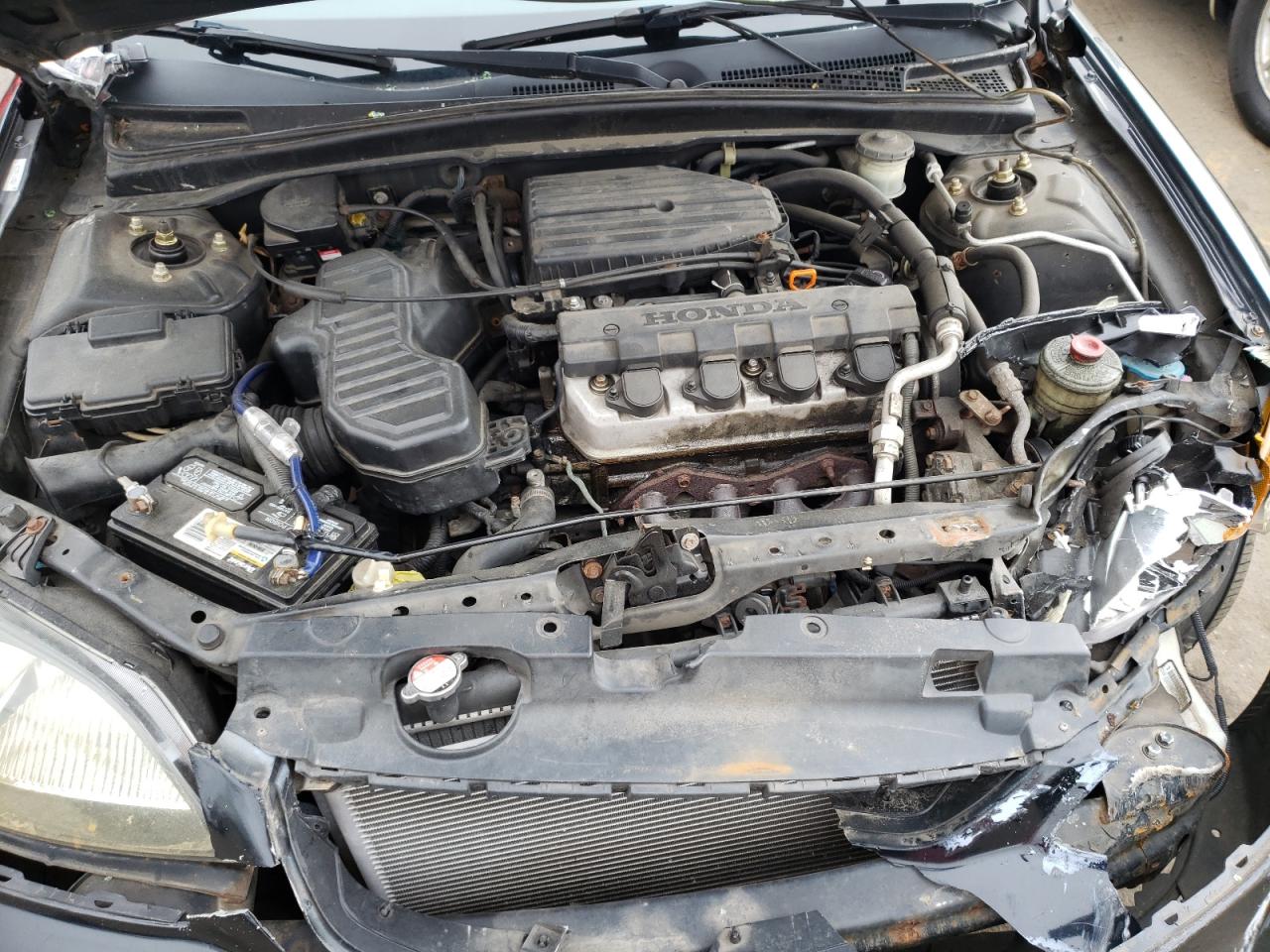 Photo 7 from auction – 2001 HONDA CIVIC LX with VIN 2HGES16541H601788