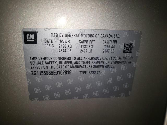 Photo 10 from auction – 2014 CHEVROLET IMPALA LTZ with VIN 2G1155S35E9162819