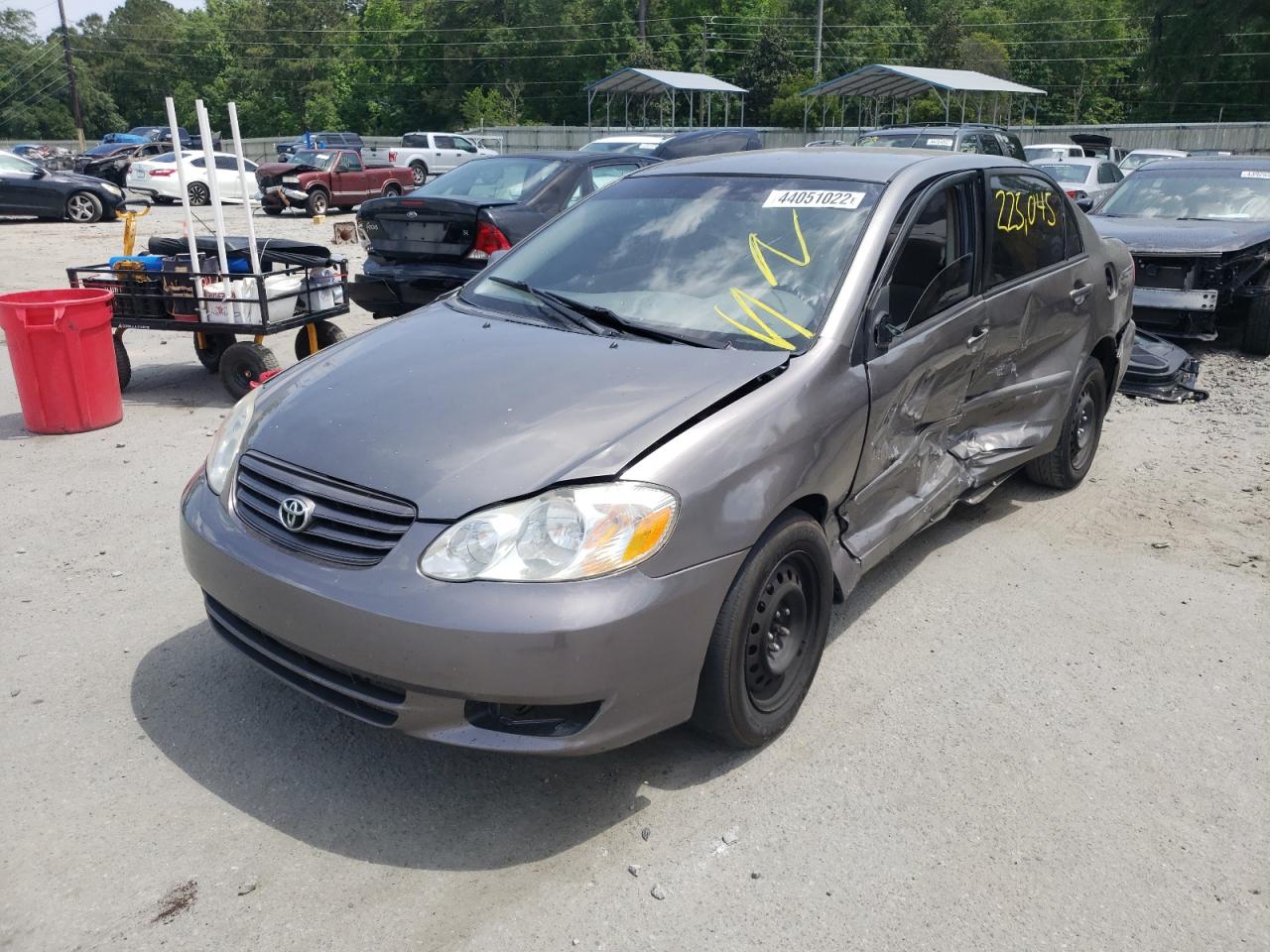 Photo 2 from auction – 2004 TOYOTA COROLLA CE with VIN 2T1BR32E34C257125