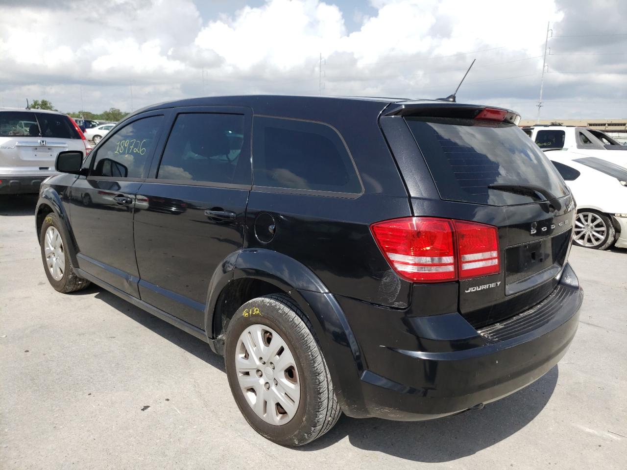 Photo 3 from auction – 2013 DODGE JOURNEY SE with VIN 3C4PDCAB6DT695212