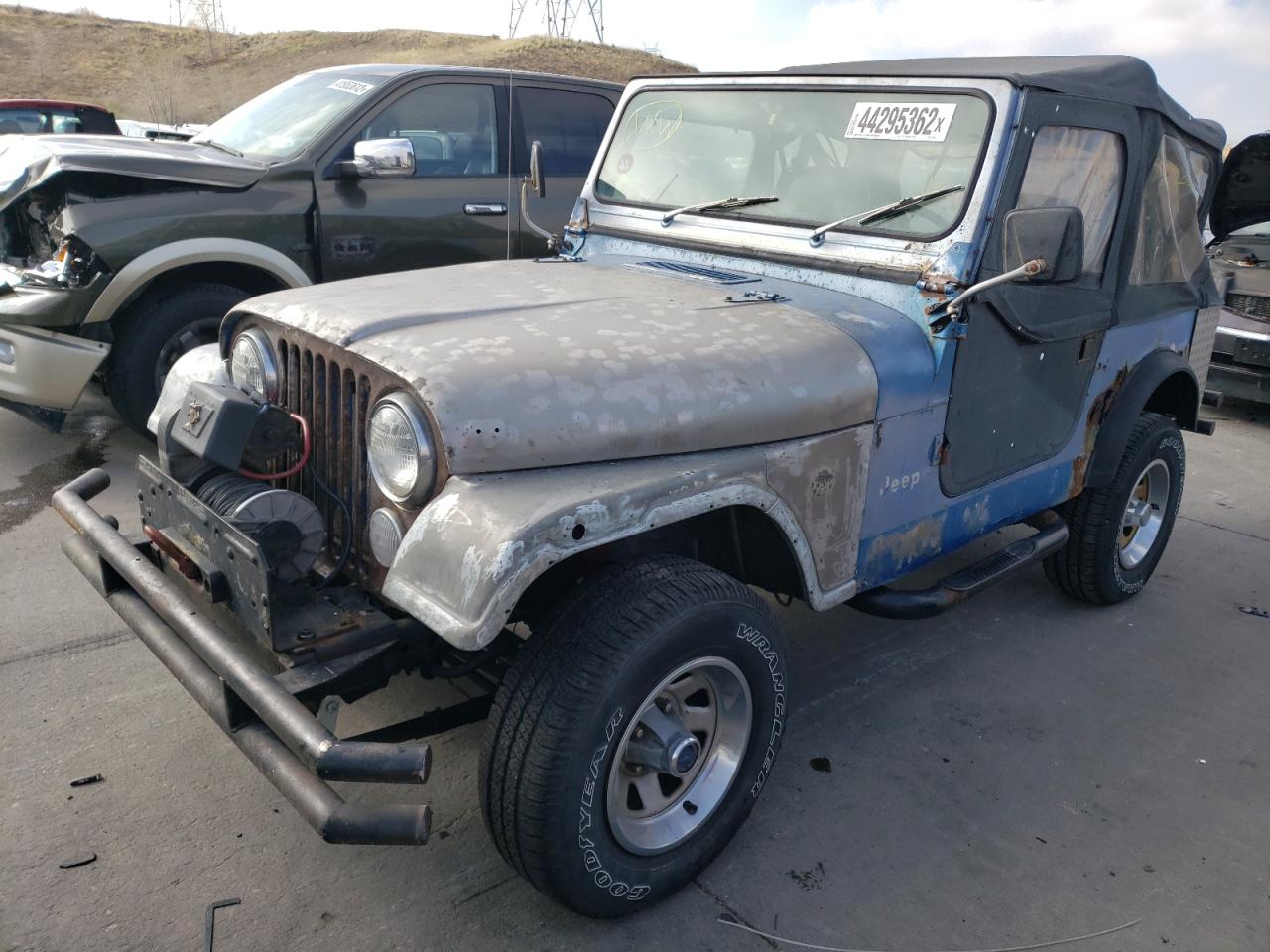 Photo 2 from auction – 1984 JEEP JEEP CJ7 with VIN 1JCCF87A5ET123922