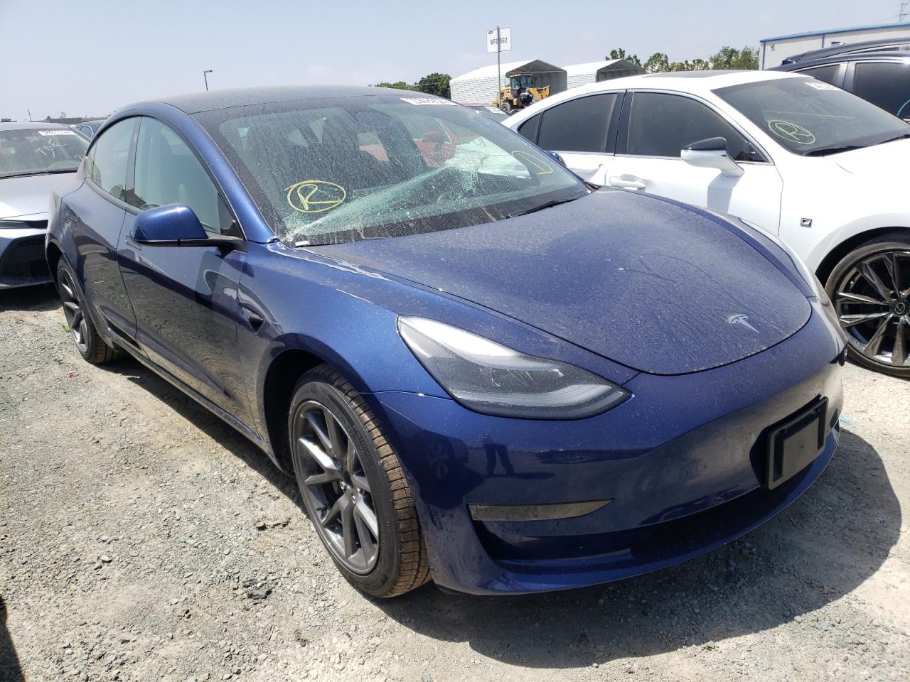 TESLA MODEL 3 2022 with VIN 5YJ3E1EB3NF189069 - Photo from auction