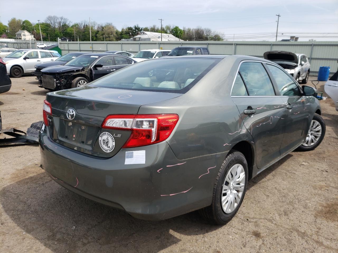 Photo 4 from auction – 2012 TOYOTA CAMRY BASE with VIN 4T4BF1FK8CR273854