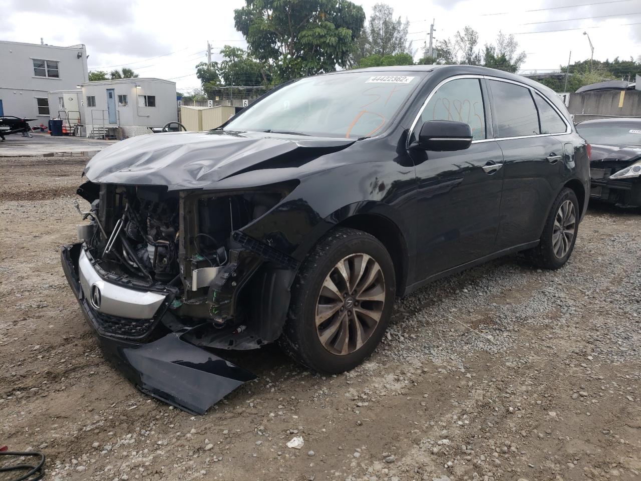Photo 2 from auction – 2015 ACURA MDX TECHNO with VIN 5FRYD4H44FB005927