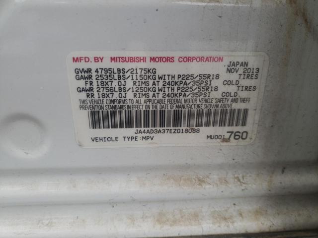 Photo 10 from auction – 2014 MITSUBISHI OUTLANDER with VIN JA4AD3A37EZ018088