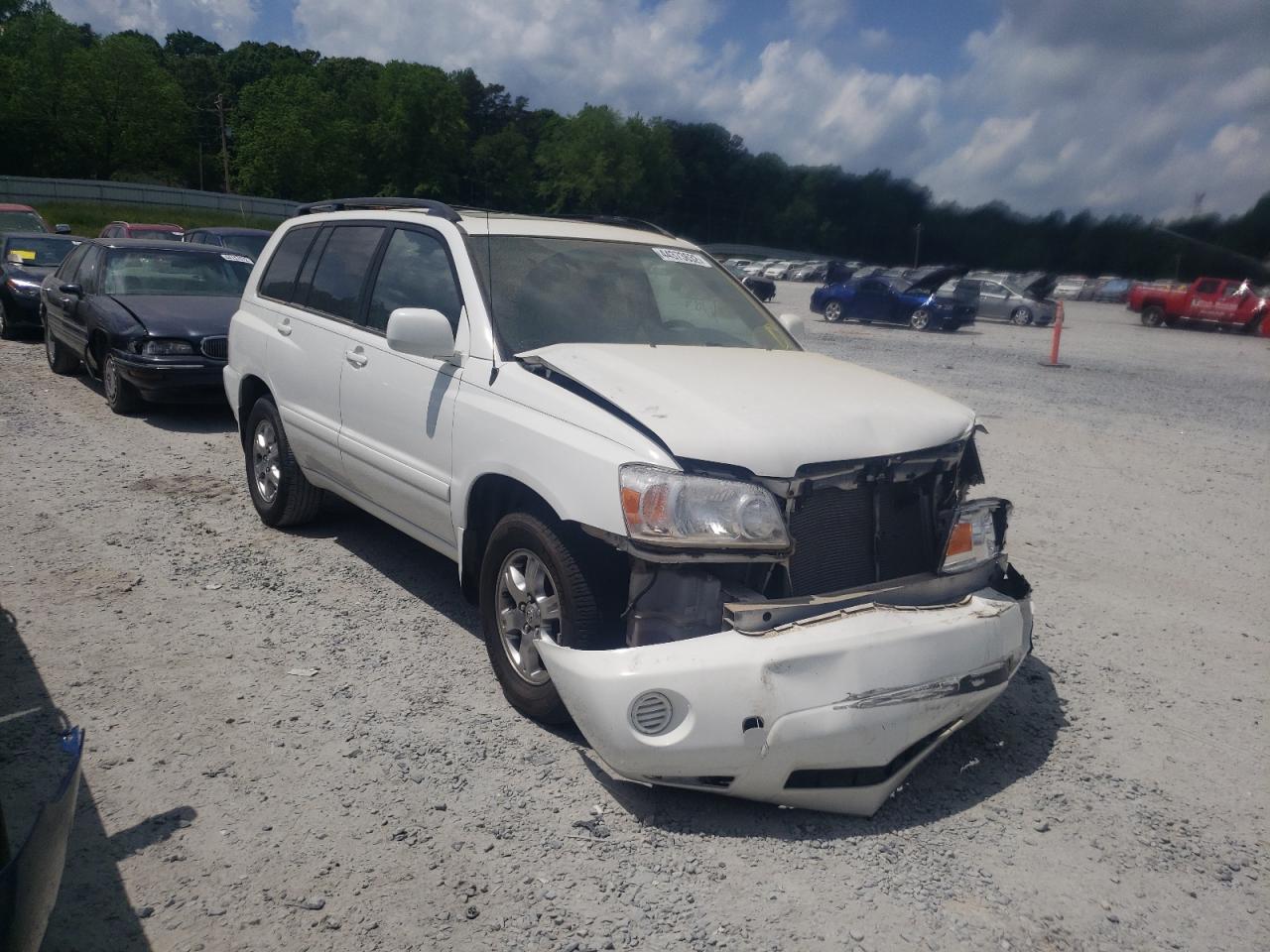 TOYOTA HIGHLANDER 2004 with VIN JTEDP21A440011715 - Photo from auction