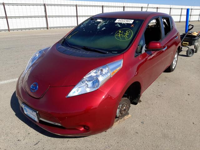 Photo 2 from auction – 2014 NISSAN LEAF S with VIN 1N4AZ0CP4EC340668